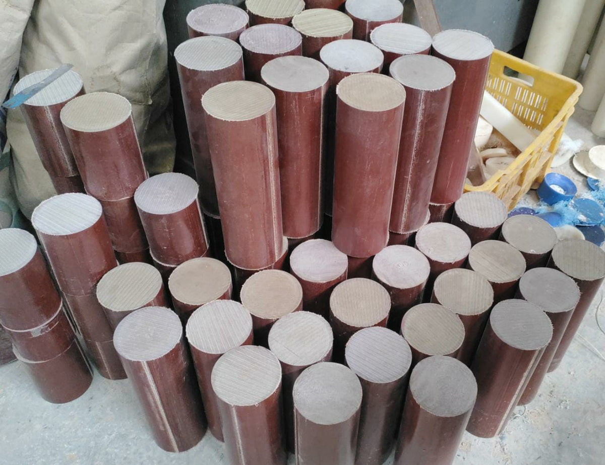 fiber Hylam Rod Phenolic cotton cloth laminated Rod KRISHNA ALL PLASTIC